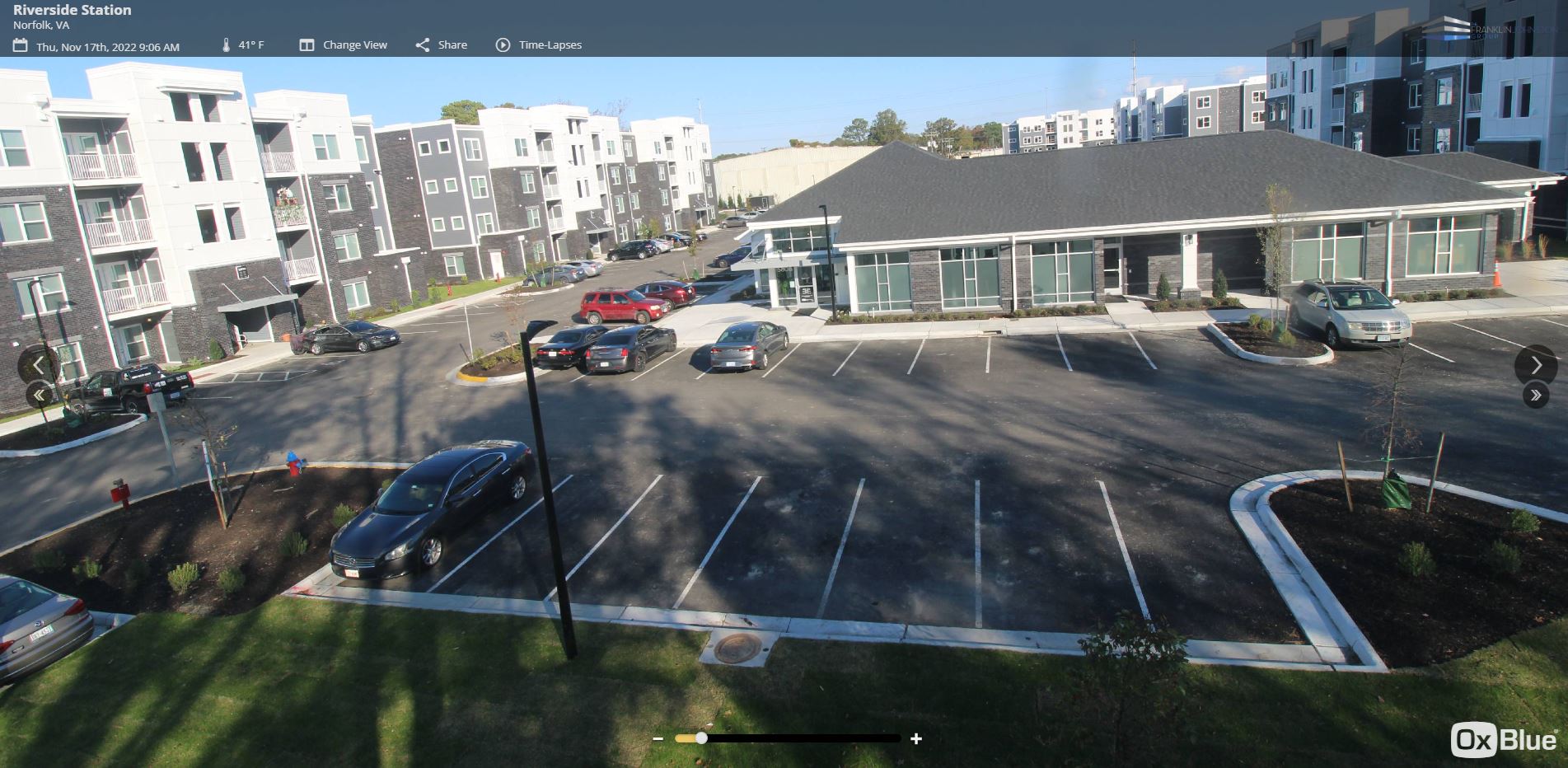 Riverside-Station-OxBlue-Construction-Time-Lapse-Camera-in-Norfolk-VA